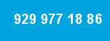 929 977 18 86 929 977 18 86